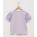 【接触冷感/ジメジメ対策】[120-160]パフスリーブロゴトップス | a.v.v【KIDS】 | 詳細画像24 