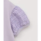 【接触冷感/ジメジメ対策】[120-160]パフスリーブロゴトップス | a.v.v【KIDS】 | 詳細画像26 