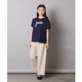 【接触冷感/ジメジメ対策】[120-160]パフスリーブロゴトップス | a.v.v【KIDS】 | 詳細画像8 