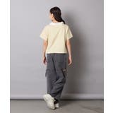 【接触冷感/ジメジメ対策】[130-160]えり付き切替ロゴTシャツ | a.v.v【KIDS】 | 詳細画像11 