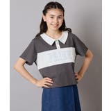 【接触冷感/ジメジメ対策】[130-160]えり付き切替ロゴTシャツ | a.v.v【KIDS】 | 詳細画像12 