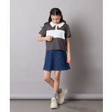 【接触冷感/ジメジメ対策】[130-160]えり付き切替ロゴTシャツ | a.v.v【KIDS】 | 詳細画像16 