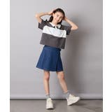 【接触冷感/ジメジメ対策】[130-160]えり付き切替ロゴTシャツ | a.v.v【KIDS】 | 詳細画像17 