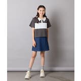 【接触冷感/ジメジメ対策】[130-160]えり付き切替ロゴTシャツ | a.v.v【KIDS】 | 詳細画像19 