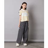 【接触冷感/ジメジメ対策】[130-160]えり付き切替ロゴTシャツ | a.v.v【KIDS】 | 詳細画像5 