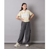 【接触冷感/ジメジメ対策】[130-160]えり付き切替ロゴTシャツ | a.v.v【KIDS】 | 詳細画像7 