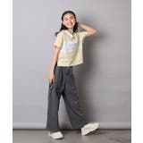 【接触冷感/ジメジメ対策】[130-160]えり付き切替ロゴTシャツ | a.v.v【KIDS】 | 詳細画像8 