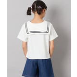 [120-160]【接触冷感/ジメジメ対策】セーラーカラーＴ | a.v.v【KIDS】 | 詳細画像3 