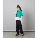 [130-160]【冷感/UVカット】レースアップロゴTシャツ | a.v.v【KIDS】 | 詳細画像11 