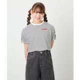 [130-160]【冷感/UVカット】レースアップロゴTシャツ | a.v.v【KIDS】 | 詳細画像13 