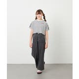 [130-160]【冷感/UVカット】レースアップロゴTシャツ | a.v.v【KIDS】 | 詳細画像19 