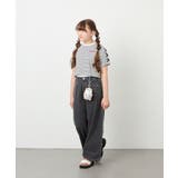 [130-160]【冷感/UVカット】レースアップロゴTシャツ | a.v.v【KIDS】 | 詳細画像22 