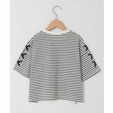 [130-160]【冷感/UVカット】レースアップロゴTシャツ | a.v.v【KIDS】 | 詳細画像26 