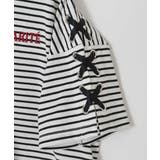 [130-160]【冷感/UVカット】レースアップロゴTシャツ | a.v.v【KIDS】 | 詳細画像28 