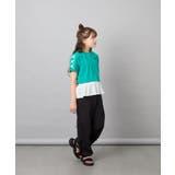 [130-160]【冷感/UVカット】レースアップロゴTシャツ | a.v.v【KIDS】 | 詳細画像3 