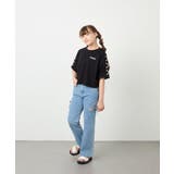 [130-160]【冷感/UVカット】レースアップロゴTシャツ | a.v.v【KIDS】 | 詳細画像37 