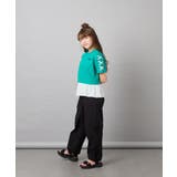 [130-160]【冷感/UVカット】レースアップロゴTシャツ | a.v.v【KIDS】 | 詳細画像8 