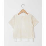 [120-160]【冷感/洗える】レースTシャツタンク付き | a.v.v【KIDS】 | 詳細画像12 