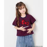 ネイビー | [120-160]【サンリオ/ママとお揃いコーデが叶う】ハローキティTシャツ | a.v.v【KIDS】