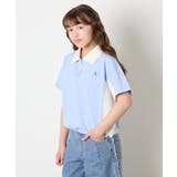 [140-150]【男女兼用】襟付きバイカラーハーフジップ | a.v.v【KIDS】 | 詳細画像4 