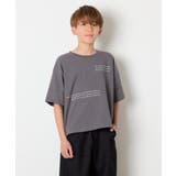 [140-150]【男女兼用】袖ロールアップオーバーT | a.v.v【KIDS】 | 詳細画像28 