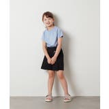 [100-130]ビッグロゴ刺繍Tシャツ | a.v.v【KIDS】 | 詳細画像12 