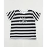 ボーダー | [100-130]ビッグロゴ刺繍Tシャツ | a.v.v【KIDS】