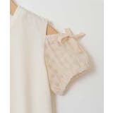 [140-150]袖シアーオフショルＴシャツ | a.v.v【KIDS】 | 詳細画像15 