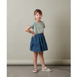 [140-150]ラインストーンロゴオフショルＴシャツ | a.v.v【KIDS】 | 詳細画像16 