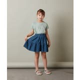 [140-150]ラインストーンロゴオフショルＴシャツ | a.v.v【KIDS】 | 詳細画像19 