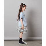 ハート刺繍＆ロゴプリントゆるTシャツ | a.v.v【KIDS】 | 詳細画像10 