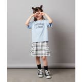 ハート刺繍＆ロゴプリントゆるTシャツ | a.v.v【KIDS】 | 詳細画像6 