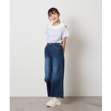 [100-130]【接触冷感】レイヤード風オフショルTシャツ | a.v.v【KIDS】 | 詳細画像22 