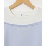 [100-130]【接触冷感】レイヤード風オフショルTシャツ | a.v.v【KIDS】 | 詳細画像4 