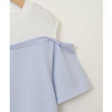 [100-130]【接触冷感】レイヤード風オフショルTシャツ | a.v.v【KIDS】 | 詳細画像5 