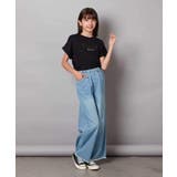 [100-130]オーロラスパンコールロゴTシャツ | a.v.v【KIDS】 | 詳細画像24 