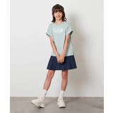 [100-130]オーロラスパンコールロゴTシャツ | a.v.v【KIDS】 | 詳細画像5 