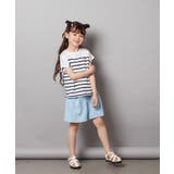 【接触冷感/綿100％】[110-130]ボーダーTシャツ | a.v.v【KIDS】 | 詳細画像12 