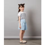 【接触冷感/綿100％】[110-130]ボーダーTシャツ | a.v.v【KIDS】 | 詳細画像15 