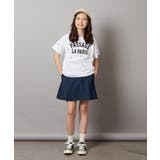 ハート刺繍&ロゴプリントゆるTシャツ | a.v.v【KIDS】 | 詳細画像13