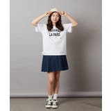ハート刺繍&ロゴプリントゆるTシャツ | a.v.v【KIDS】 | 詳細画像14