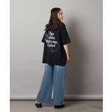 【ジュニア】[140-150]スプレーアート風オーバーＴシャツ | a.v.v【KIDS】 | 詳細画像17 