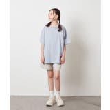 【ジュニア】[140-150]スプレーアート風オーバーＴシャツ | a.v.v【KIDS】 | 詳細画像5 