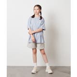 【ジュニア】[140-150]スプレーアート風オーバーＴシャツ | a.v.v【KIDS】 | 詳細画像6 