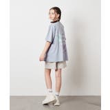 【ジュニア】[140-150]スプレーアート風オーバーＴシャツ | a.v.v【KIDS】 | 詳細画像8 