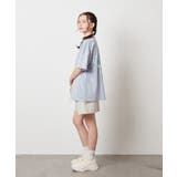 【ジュニア】[140-150]スプレーアート風オーバーＴシャツ | a.v.v【KIDS】 | 詳細画像9 