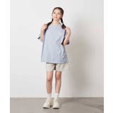 【接触冷感/ジメジメ対策】[140-150]スプレーアート風オーバーＴシャツ | a.v.v【KIDS】 | 詳細画像7 