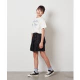 [140-150]【接触冷感】ロゴ刺繍ゆるTシャツ | a.v.v【KIDS】 | 詳細画像14 