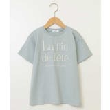 [140-150]【接触冷感】ロゴ刺繍ゆるTシャツ | a.v.v【KIDS】 | 詳細画像3 