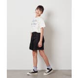【接触冷感/ジメジメ対策】[140-150]ロゴ刺繍ゆるTシャツ | a.v.v【KIDS】 | 詳細画像14 